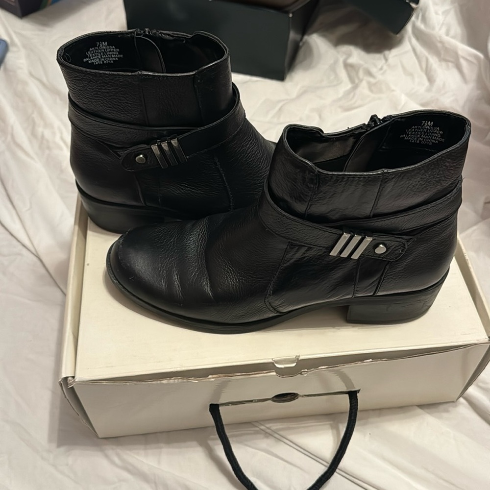Anne Klein black boots
